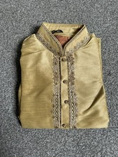 FLASH SALE Boys Gold Sherwani Age 9