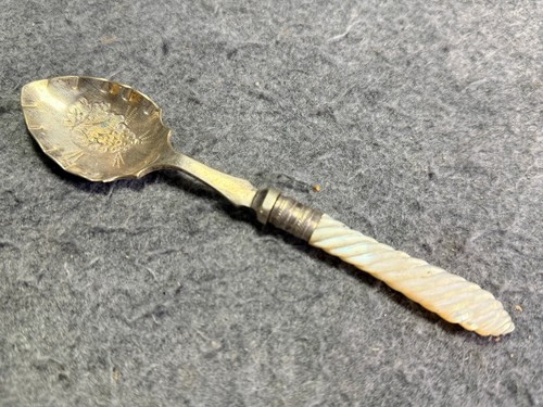 Antique silver plate berry - antique,