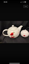 Dunelm Poppy Tea Pot Made In