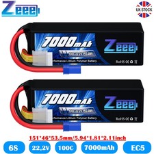 2xZeee 6S LiPo Battery 22.2V