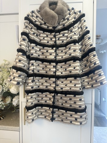 Genuine mink cardigan coat - genuine,