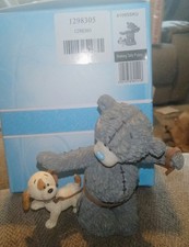 ME TO YOU TATTY TEDDY BEAR RESIN WALKING TATTY PUPPY FIGURINE BOXED DOG