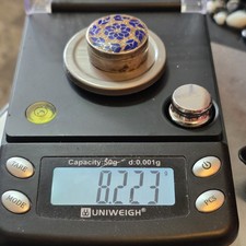 Vintage Sterling Silver & Blue