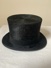 Vintage Top Hat black silk