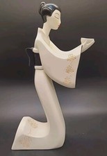 ARTFORUM WATERLILY 'Tea Ceremony' Geisha Figurine Rare Collectable Japanese Art