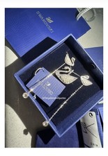 Silver Swarovski Swan Necklace