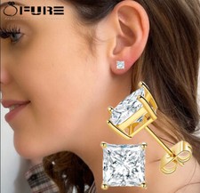 Diamond Stud Earrings Princess