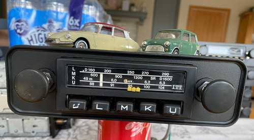 1970 car radio itt ts - radio,