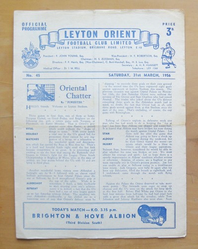 Leyton orient brighton - orient, v