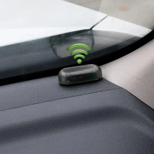 Solar led fake car - fake,