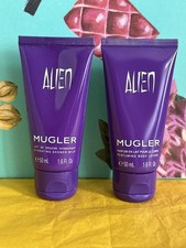 Thierry Mugler Alien Shower Milk & Body Lotion 2 x 50ml New (100ml) Brand New