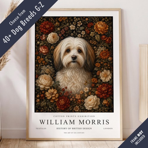 William morris style dog - morris,