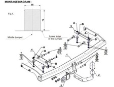 Tow-Trust Towbar for Nissan Note MPV 2006-2013 - Flange Tow Bar.