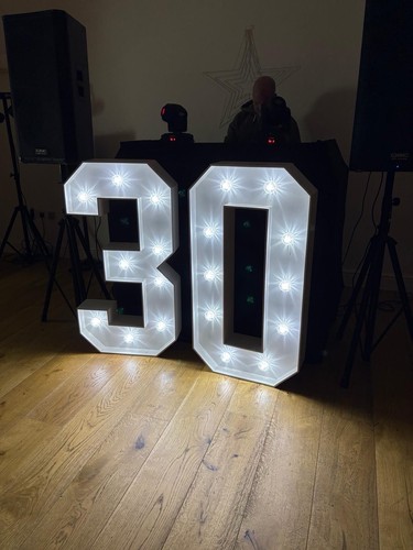 Foot light numbers - foot, led