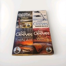Ann Cleeves Shetland Paperback Book Bundle Crime Thriller Mystery Series VGC 