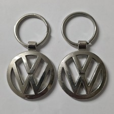 VOLKSWAGAN METAL KEYRINGS X2