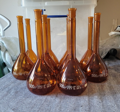 Sold pairs 500ml volumetric - pairs,