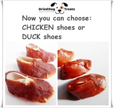 [1kg] Beefy shoes wrapped in Chicken/Duck meat! Chews for Dogs, Treats, Snacks