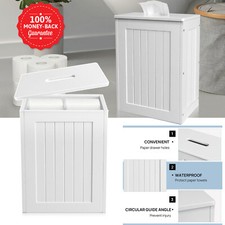 White Bathroom Storage Unit