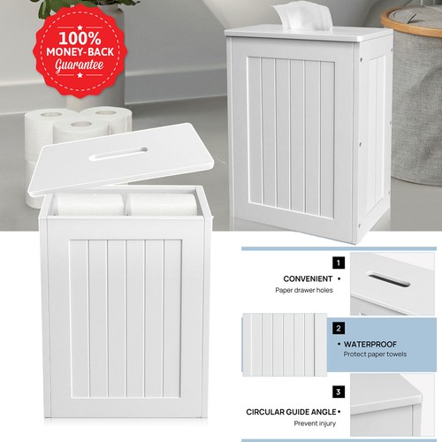 White bathroom storage - white, unit