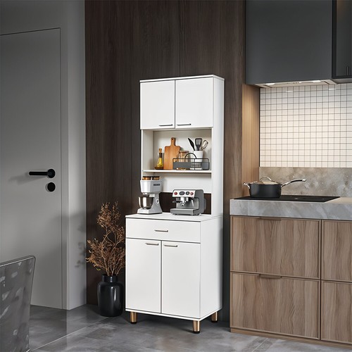 White kitchen sideboard buffet - kitchen,