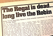 RELIANT ROBIN LAUNCH 1970s -  COLLECTIBLE ORIGINAL CLASSIC CAR ROAD TEST REVIEW