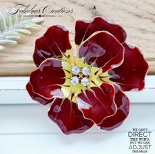 Large red remembrance flower - large,