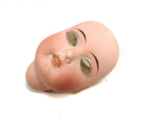 Antique bisque doll head 117 - bisque,