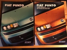 FIAT PUNTO 1999-2000 SALES BROCHURE WITH TRIM AND SPECS BROCHURE HGT JTD 1.216V