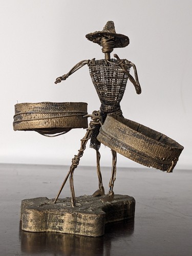 Vintage mcm art - wire, sculpture