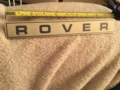 Rover boot lid - boot, badge