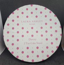 Laura Ashley Darcey Collectables 2 Tier Cake Stand Fine Bone China