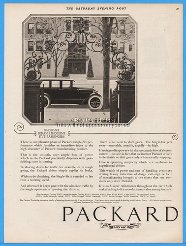 1922 packard five passenger - five,