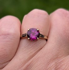 Topaz 9ct Gold Ring - UK size