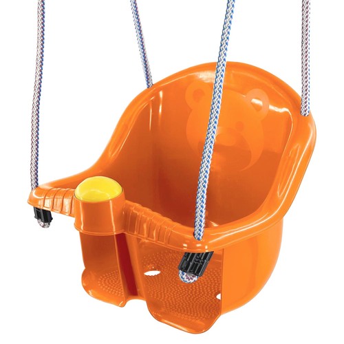 Orange swing seat for baby - orange,