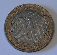 2003 DNA Double Helix - 2 Pound Coin - Circulated £2