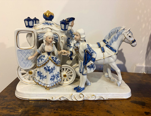 Hand painted porcelain - painted,