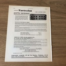 GRAM174 MAGAZINE ADVERT 11X8 VORTEXION LTD: 12-WAY MIXER
