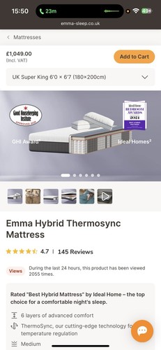 Super king ottoman bed - super,