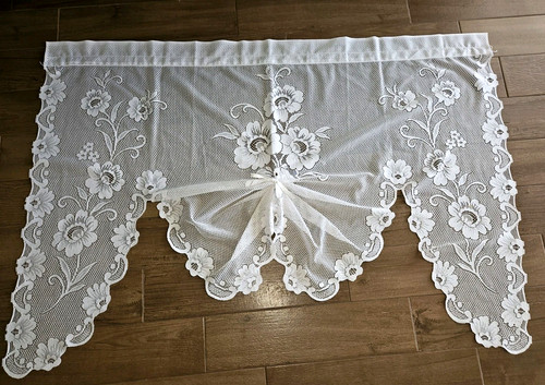 White lace floral - lace,