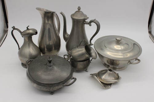 Scrap pewter casting - 8,