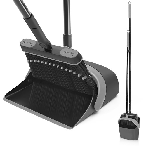 Long handled dustpan and brush - long,