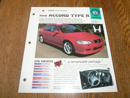 1998 honda accord - 1998, type