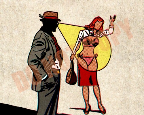 Retro comic book - comic, x-ray