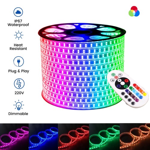 Rgb led strip - 220v, 240v