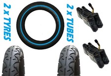 Quinny Buzz Freestyle Moodd Speedi 12 1/2" + Bent tubes & 2 Pram Tyres BLUE LINE