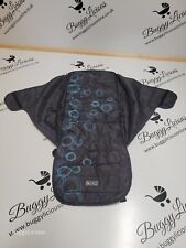 Silver Cross Pop Seat Fabric Cover Blue Black Replacement Circles Stroller