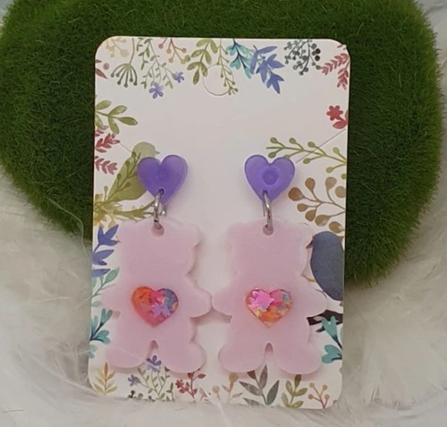 Quirky cute resin care bear - quirky,