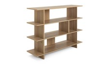 Habitat Raymond Wide Bookcase - Oak