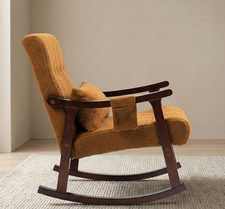 Burnt Orange Rocking Chair